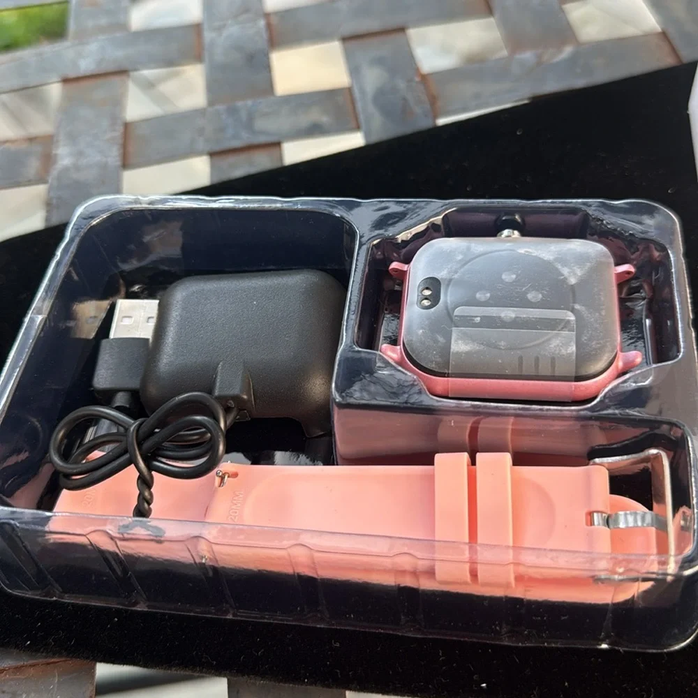 Smart Watch with Pink Band